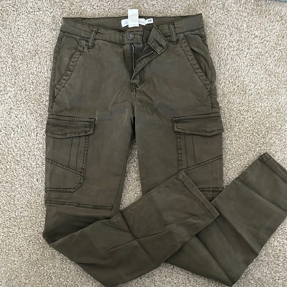 Khaki green pants